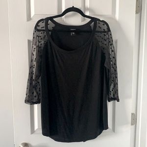 Torrid black scoop neck
